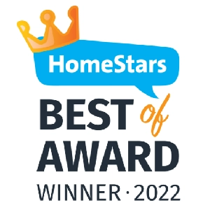 HomeStars 2022 award Roofing Mississauga Brampton Oakville Roofers