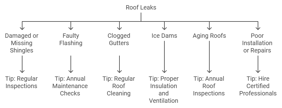 Common Causes of Roof Leaks